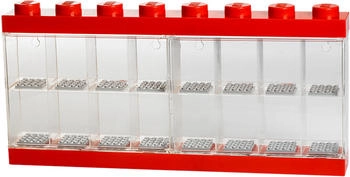 LEGO Schaukasten f&uuml;r 16 Minifiguren in Rot (5006154)