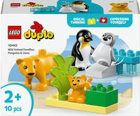 LEGO Konstruktionsspielsteine "Wildtier-Familien: Pinguine und L&ouml;wen (10442), LEGO