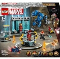 LEGO Konstruktionsspielsteine "Iron Mans Labor: Halle der R&uuml;stungen (76315), LEGO
