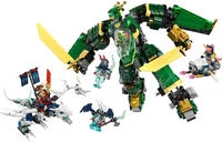 LEGO Konstruktionsspielsteine "Lloyds Jet-Mech (71845), LEGO Ninjago" Made in Europe