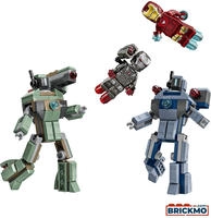 LEGO Konstruktionsspielsteine "Iron Man & War Machine vs. Hammer-Drohnen (76320),
