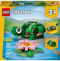 LEGO Konstruktionsspielsteine "Schildkr&ouml;te mit Seerose (31377), LEGO Creator" Made