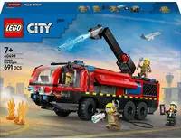 LEGO Konstruktionsspielsteine "Flughafenl&ouml;schfahrzeug (60499), LEGO City" Made...