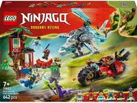 LEGO Konstruktionsspielsteine "Showdown am Baumhaus mit dem Ninja-Bike (71857), LEGO