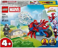 LEGO Konstruktionsspielsteine "Spidey auf Motorrad vs. Rhino (11206), LEGO Spidey"