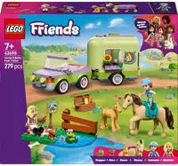 LEGO Konstruktionsspielsteine "Pferd und Fohlen mit Pferdeanh&auml;nger (42695),...