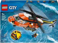 LEGO Konstruktionsspielsteine "Hubschrauber der K&uuml;stenwache (60503), LEGO City" Made