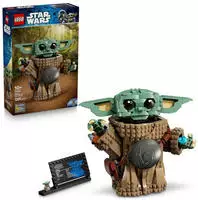 LEGO Konstruktionsspielsteine "Grogu (Lehrling des Mandalorianers) (75446), LEGO Star