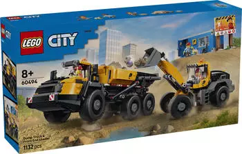 LEGO City - Kipplaster und Schaufellader (60494)