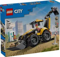 LEGO Konstruktionsspielsteine "Gelber Baggerlader (60480), LEGO City" Made in Europe