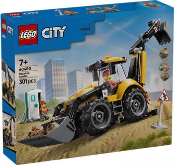 LEGO City - Gelber Baggerlader (60480)