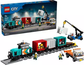 LEGO City - Hafeng&uuml;terzug mit Kran und LKW (60509)