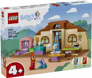 LEGO Bluey - Schule mit Rusty und Bluey (11221)