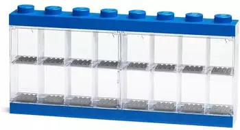 Room Copenhagen LEGO Minifiguren Display Case 16, Aufbewahrungsbox, Blau (40660005)