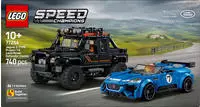 LEGO Konstruktionsspielsteine "Jaguar Project 7 & Land Rover Defender (77264), LEGO