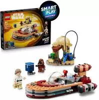 LEGO Konstruktionsspielsteine "SMART Play: Lukes Landspeeder (75420), LEGO Star...