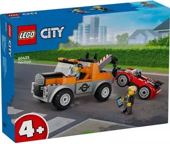 LEGO City Abschleppwagen und Sportwagen Reparatur Bauset, ab 4 Jahren (60435)