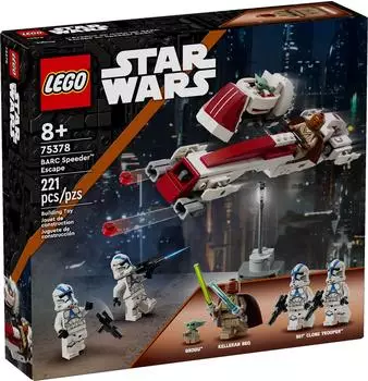 LEGO Star Wars BARC Speeder Escape mit Kelleran Beq und Grogu (75378)