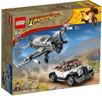 LEGO Indiana Jones Flucht vor dem Jagdflugzeug, Bauset mit Auto und Flugzeug (77012)
