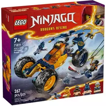 LEGO Ninjago Arins Ninja-Gel&auml;ndebuggy, 267 Teile, 4 Minifiguren (71811)