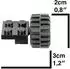 LEGO Räder, Reifen und Achsen-Set, 72-teilig (310719)