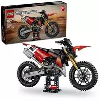 LEGO Konstruktionsspielsteine "Ducati Desmo450 MX Factory Motorrad (42238), LEGO