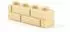 LEGO LEGO 1x4 Mauersteine hellbeige, 100 Stück (1x4_Mauer_Beige_100)