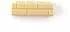 LEGO LEGO 1x4 Mauersteine hellbeige, 100 Stück (1x4_Mauer_Beige_100)