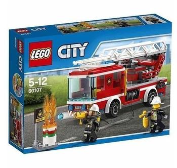 LEGO City - Feuerwehrfahrzeug mit fahrbarer Leiter (60107)