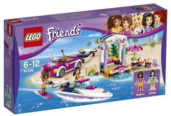 LEGO Friends - Andreas Rennboot-Transporter (41316)