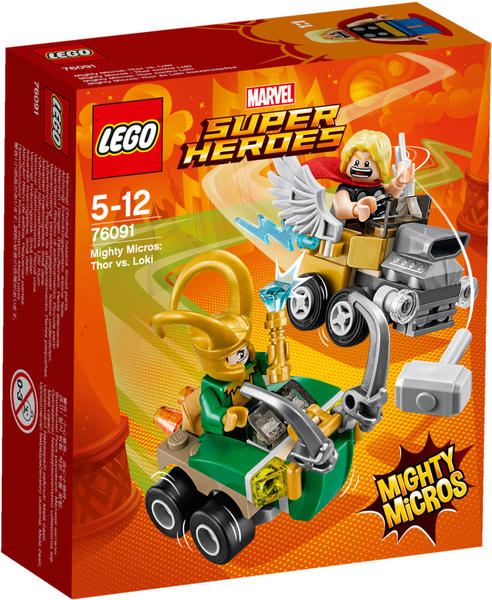 LEGO Marvel Super Heroes - Mighty Micros: Thos vs. Loki (76091)