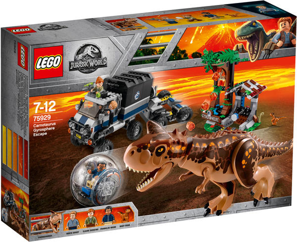 LEGO Jurassic World - Carnotaurus - Flucht in der Gyrosphere (75929)