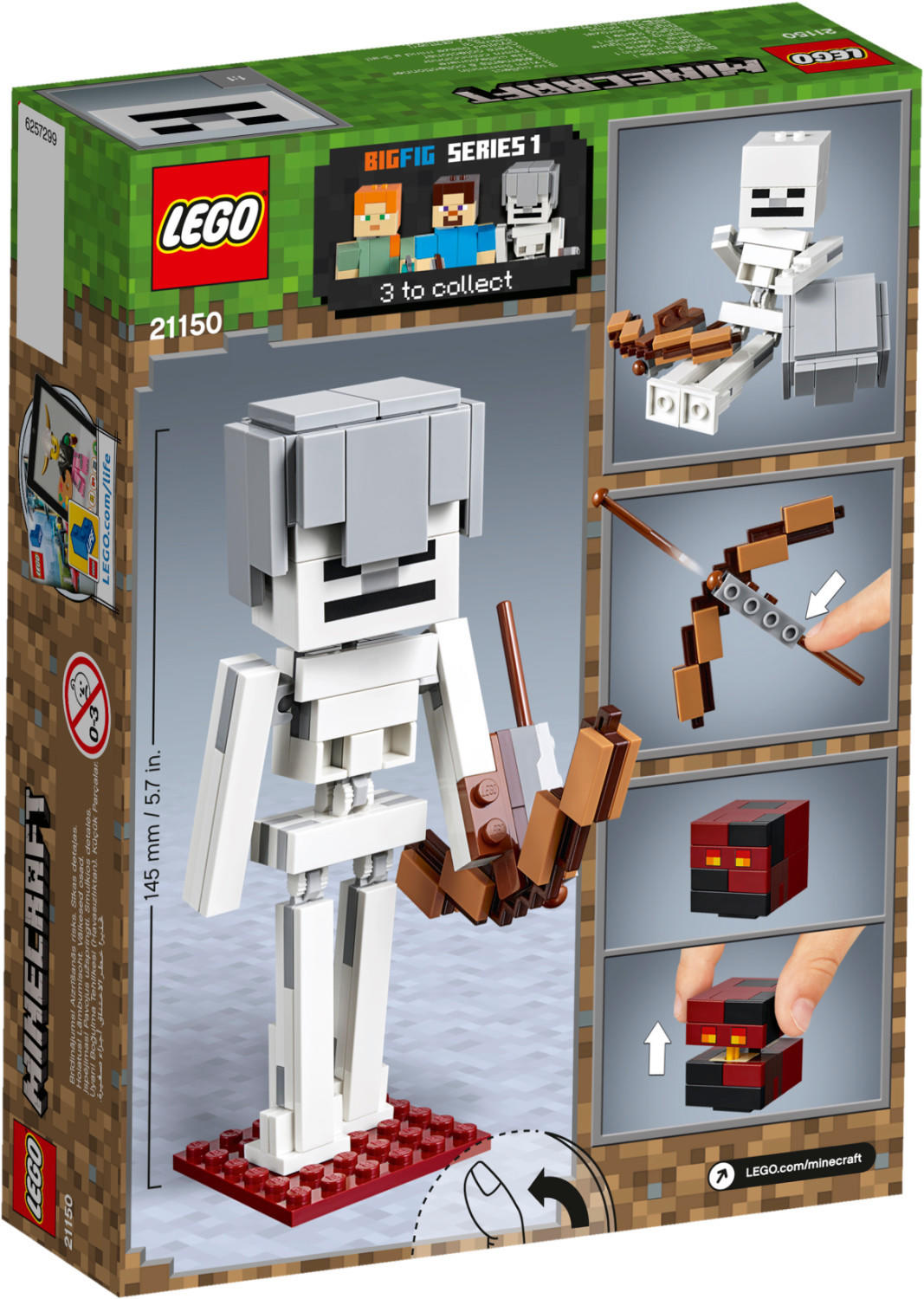 LEGO Minecraft - BigFig Skelett mit Magmawürfel (21150) Test: ❤️ TOP  Angebote ab 44,99 € (Mai 2022) Testbericht.de