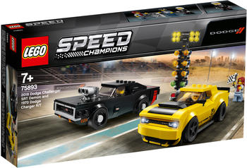 LEGO Speed Champions - 2018 Dodge Challenger SRT Demon und 1970 Dodge Charger R/T (75893)