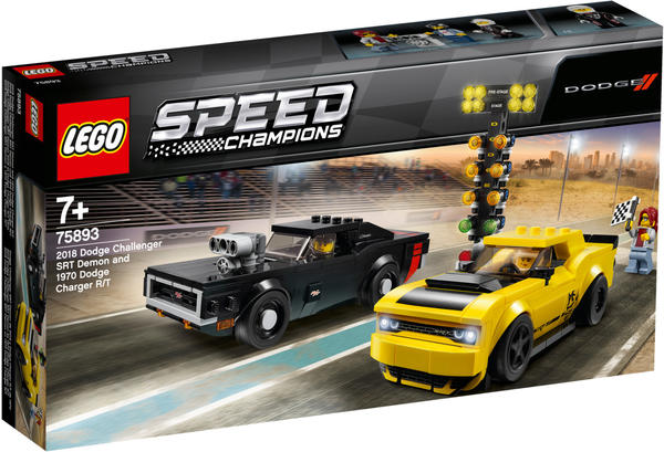 -Fahrzeug Allgemeine Daten & Bewertungen LEGO Speed Champions - 2018 Dodge Challenger SRT Demon und 1970 Dodge Charger R/T (75893)