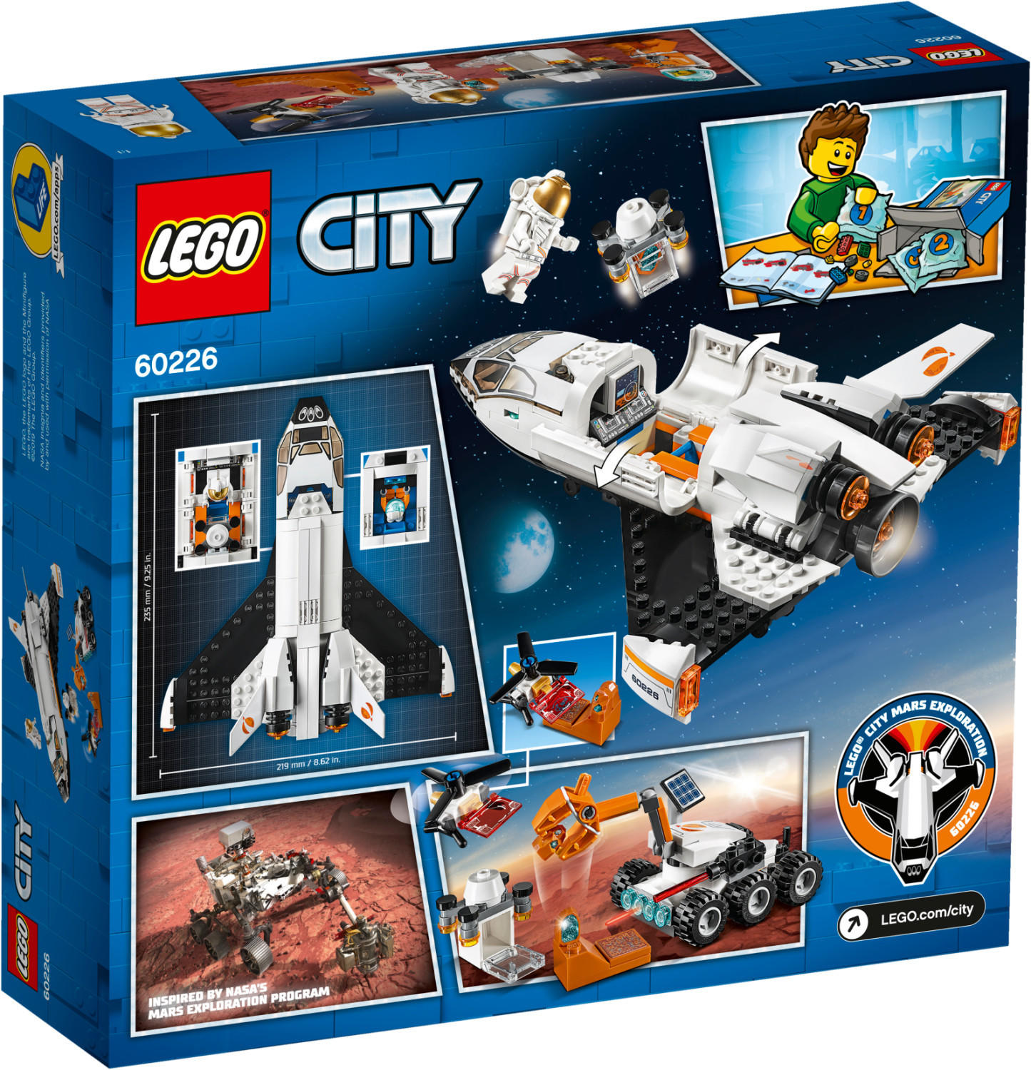 LEGO City - Mars-Forschungsshuttle (60226) Test TOP Angebote ab 63,02 €  (Dezember 2022)