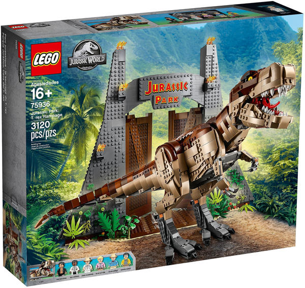 LEGO Jurassic World - Jurassic Park: T. Rex' Verwüstung (75936)
