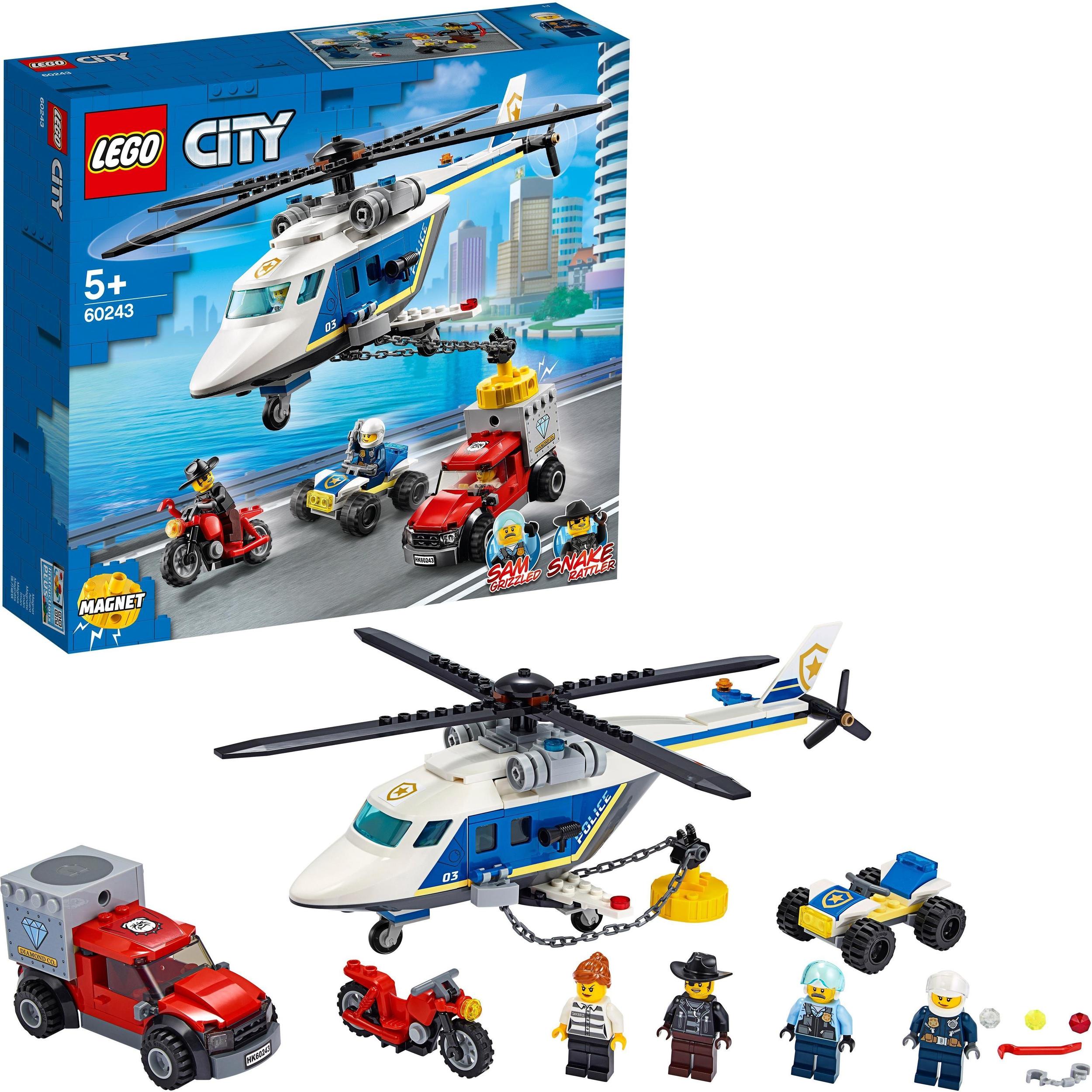 LEGO City - Verfolgungsjagd mit dem Polizeihubschrauber (60243) Test TOP  Angebote ab 28,99 € (April 2023)