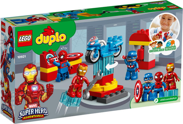 LEGO Duplo - Marvel Super Hero Adventures: Iron Mans Labor-Treffpunkt (10921)
