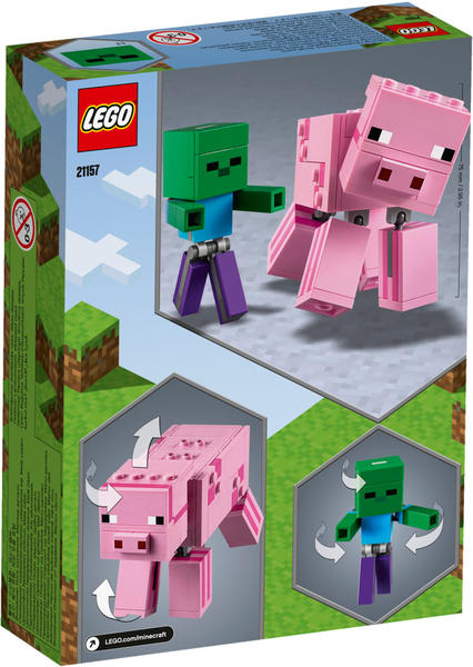 LEGO Minecraft - BigFig Schwein mit Zombie (21157)