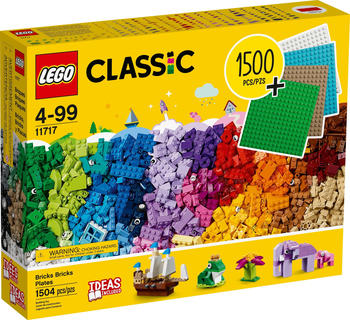 LEGO Classic - Extragroße Steinebox mit Bauplatten (11717)