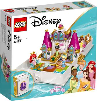 LEGO Disney Princess - Märchenbuch Abenteuer mit Arielle, Belle, Cinderella und Tiana (43193)