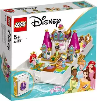 LEGO Disney Princess - M&auml;rchenbuch Abenteuer mit Arielle, Belle, Cinderella und Tiana (43193)
