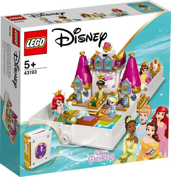 LEGO Disney Princess - Märchenbuch Abenteuer mit Arielle, Belle, Cinderella und Tiana (43193)