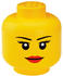 LEGO Aufbewahrungskopf Weiblich klein