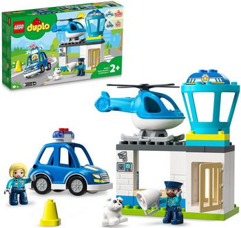 LEGO Duplo Polizeistation mit Hubschrauber 10959