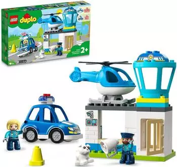 LEGO Duplo - Polizeistation mit Hubschrauber (10959)