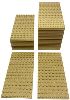LEGO Bauplatte 8x16 Beige (92438)
