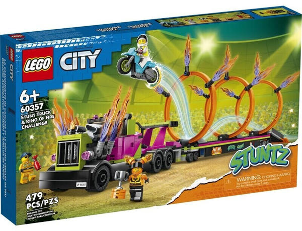 LEGO City - Stunttruck mit Feuerreifen-Challenge (60357)