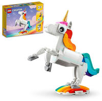 LEGO Konstruktionsspielsteine "Magisches Einhorn (31140), LEGO Creator 3in1"